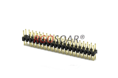 2.54mm double row spacing pin hole