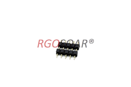 Single row spacing 1.27mm double plastic pin